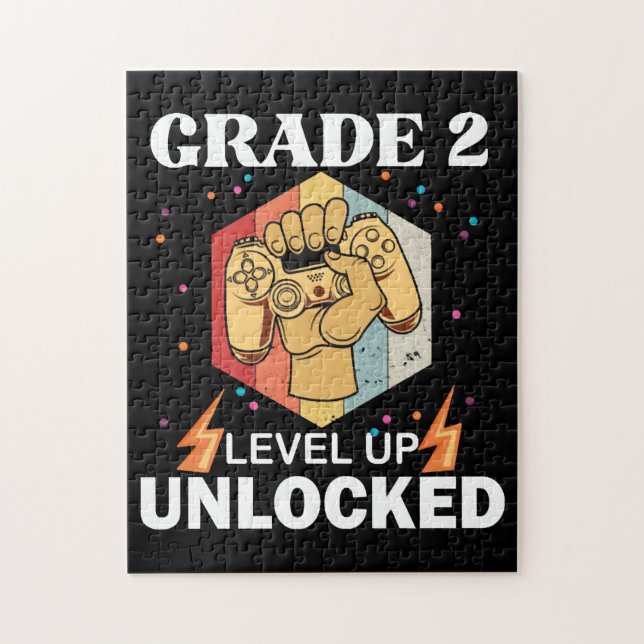 2nd Grad Unlocked Level Up Back To School First (Vertikal)