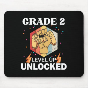 2nd Grad Unlocked Level Up Back To School First Mousepad