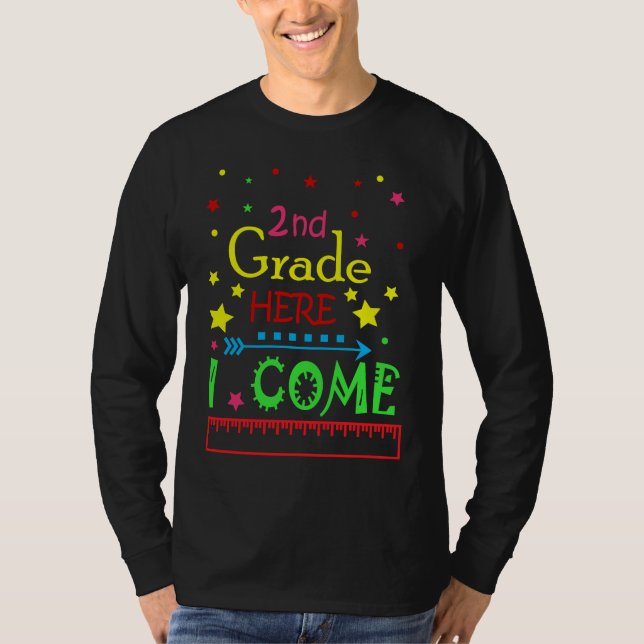 2nd grade here i come T-Shirt (Vorderseite)
