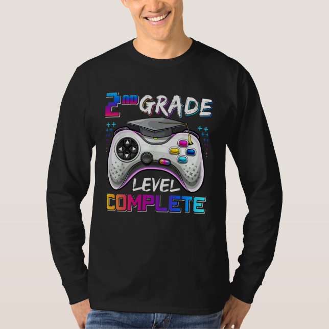 2nd Grade Level Complete Happy Last Day Of School  T-Shirt (Vorderseite)