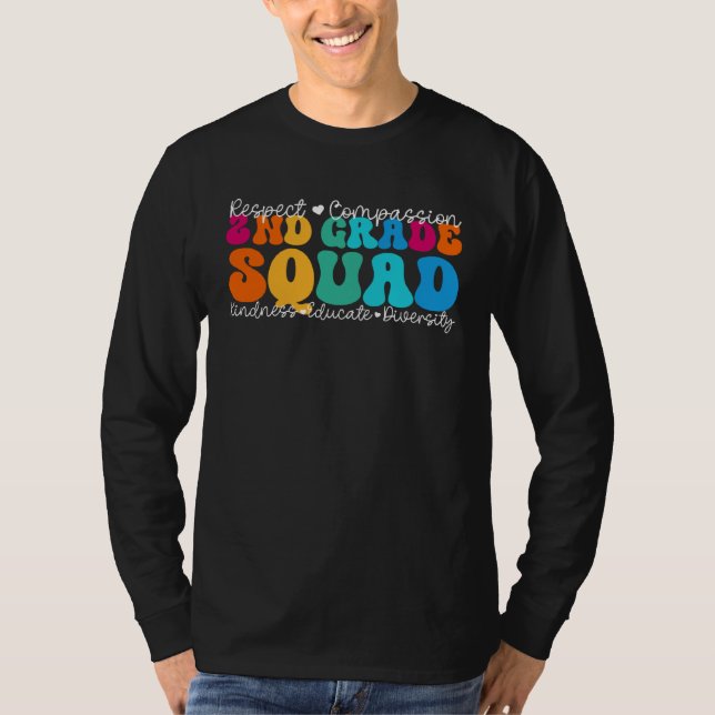 2nd Grade Squad Appreciation Week Back to School T-Shirt (Vorderseite)