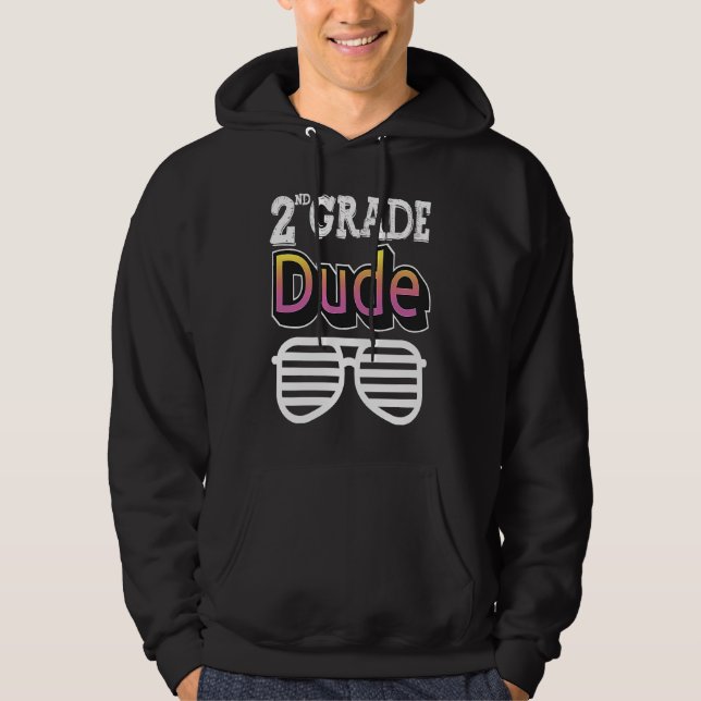 2nd Grade Squad Crew Team Back School Graduation T Hoodie (Vorderseite)
