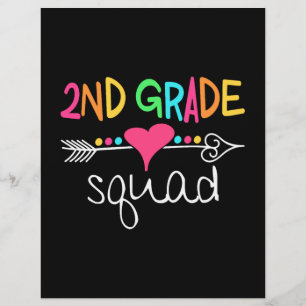 2nd Grade Squad T-Shirt Flyer