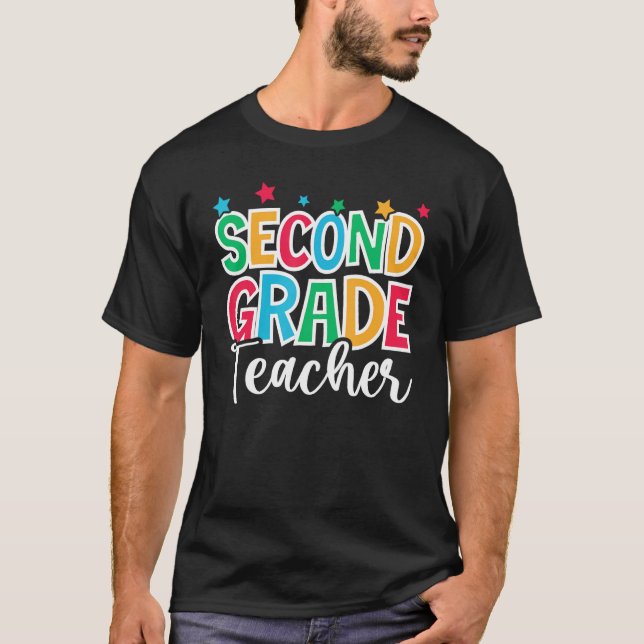 2nd Grade Teacher First Day of School Welcome Back T-Shirt (Vorderseite)