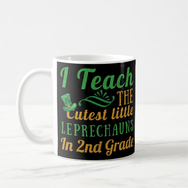 2nd Grade Teacher Leprechauns Teach Saint Patricks Kaffeetasse (Links)