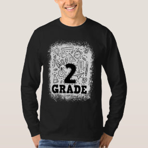 2nd Grade Typografy Team 2nd Grade Back T-Shirt