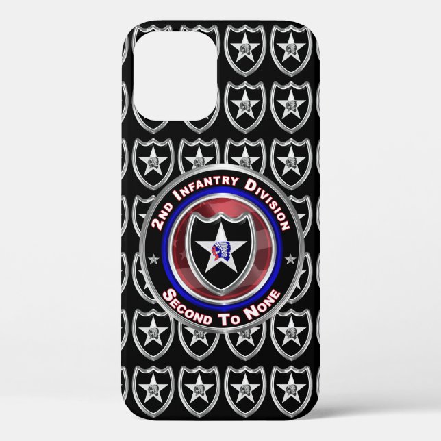 2nd Infantry Division "Second to None" Case-Mate iPhone Hülle (Rückseite)