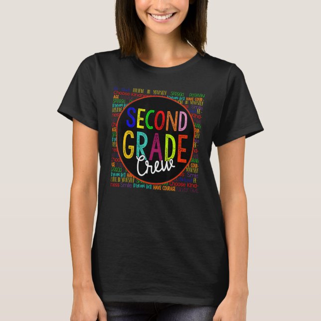 2nd Second Grade  Back to school T-Shirt (Vorderseite)