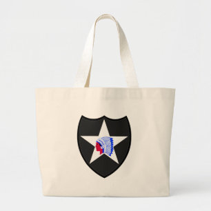 2nd U.S. Infantry Division Jumbo Stoffbeutel