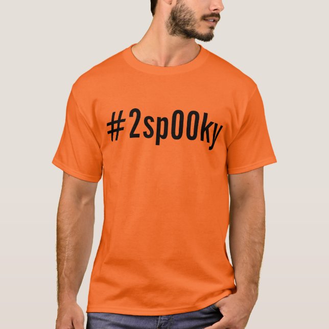 #2sp00ky T-Shirt (Vorderseite)