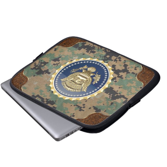 [300] Abzeichen des Präsidenten [PSB] Laptopschutzhülle (Vorne Knopf)