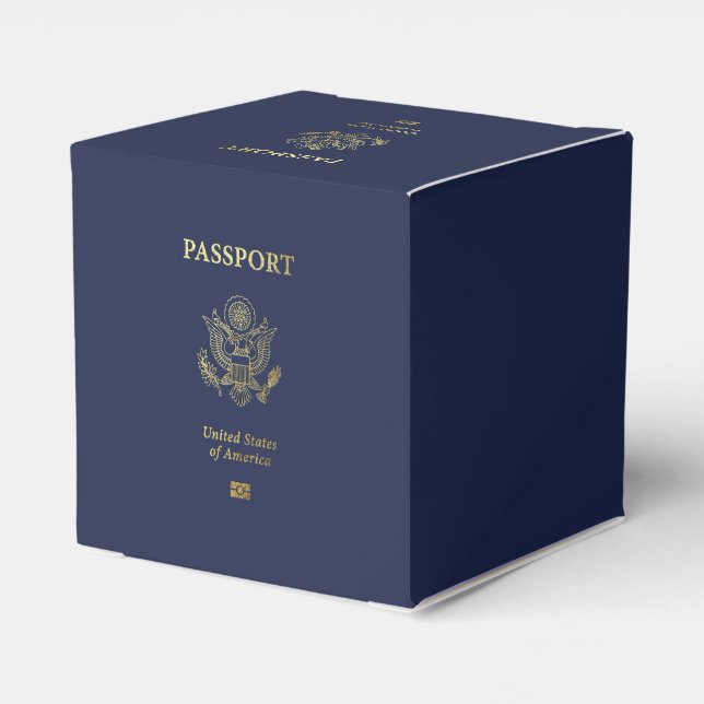 [300] American Passport Cover Geschenkschachtel (Rückseite)