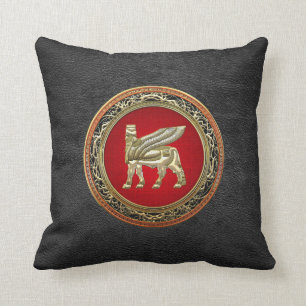 [300] Babylonian Winged Stier Lamassu [3D] Kissen