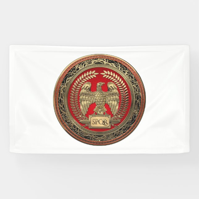 [300] Goldrömischer Kaiseradler Banner (Horizontal)