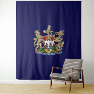 [300] Hongkong - Wappen-Wappen 1959-1997 Wandteppich