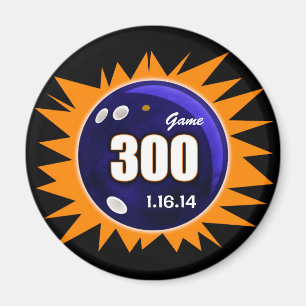 300 Perfect Game Orange & Blue Magnet