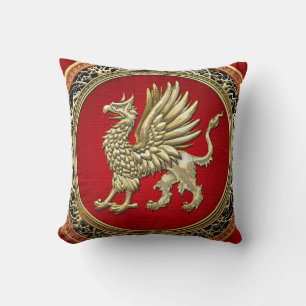 [300] Sacred Gold Griffin Kissen
