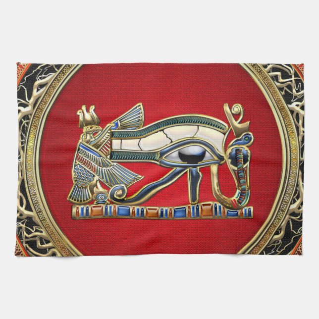 [300] Schatzkammer: Das Auge des Horus Handtuch (Horizontal)
