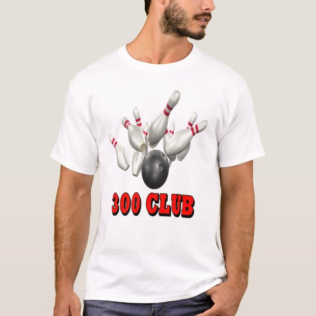 300 Verein-Bowling T-Shirt (Vorderseite)
