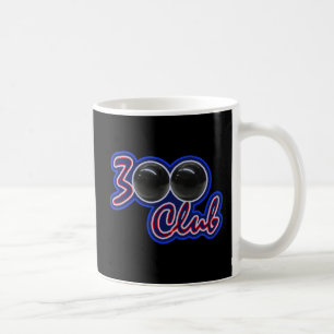 300 VEREIN - PERFEKTES SPIEL IM BOWLING (BLAU) KAFFEETASSE