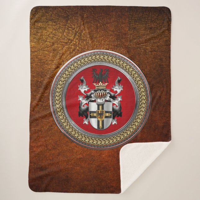 [300] Wappen-Teutonenkleid Sherpadecke (Vorderseite)