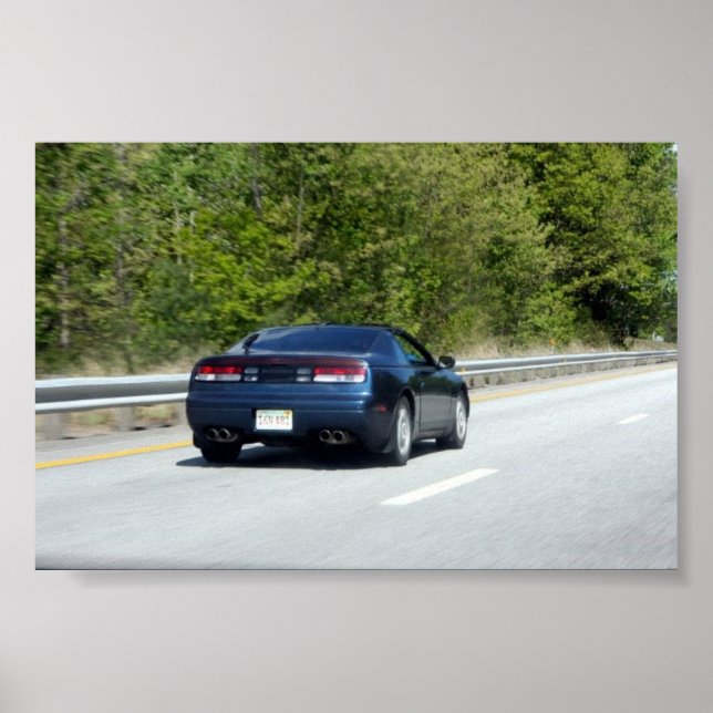 300zx Rollshot Poster (Vorne)
