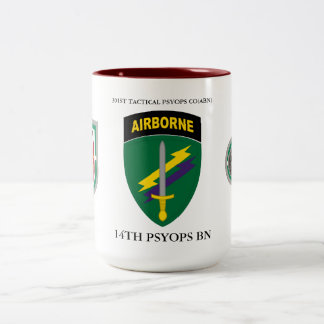 301. TAKTISCHE PSYOPS CO(ABN) 14. PSYOPS BN ZWEIFARBIGE TASSE