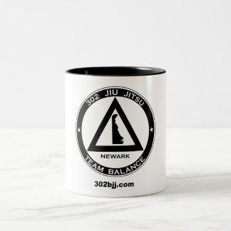302 Jiu Jitsu Logo-Tasse Zweifarbige Tasse