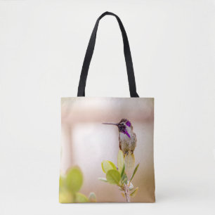 3037-Hummingbird auf einem Sockel Tasche