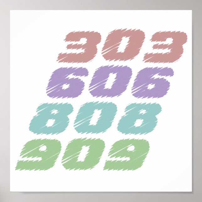 303 Techno Poster (Vorne)