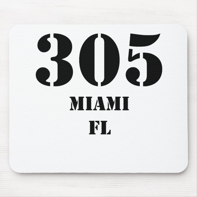 305 Miami FL Mousepad (Vorne)