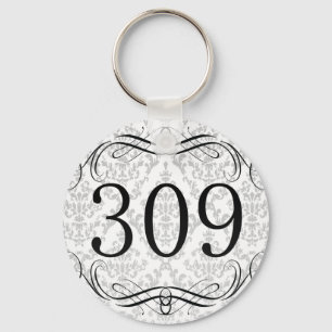 309 Bereichscode Schlüsselanhänger