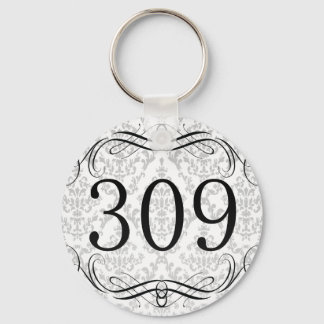 309 Bereichscode Schlüsselanhänger