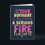 30. 40. 50. Geburtstagsgefahr Funny Birthday Karte<br><div class="desc">Hübsche,  humorvolle und manchmal sarkastische Geburtstagskarten für Ihre Familie und Freunde. Holen Sie sich diese lustige Karte für Ihre besondere Person. Besuchen Sie unseren Laden für coolere Geburtstagskarten.</div>