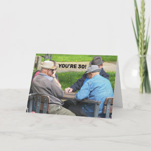 30 ANS POUR LUI DES CARTES D'ANNIVERSAIRE AMUSANTE