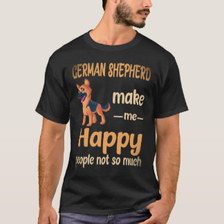 30 Deutsche Schäferhunde Machen Mich Glücklich Leu T-Shirt
