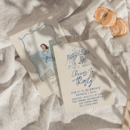 30. Doddle jubelt bis 30. Foto Küste Geburtstag Einladung