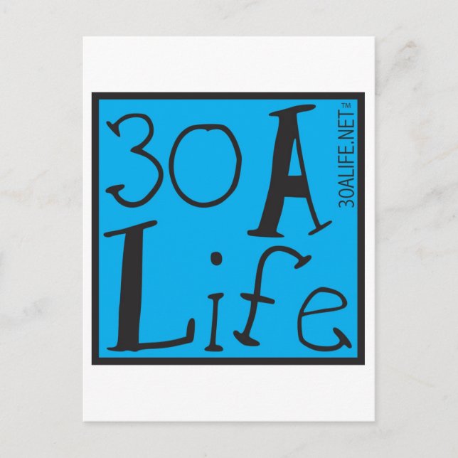 30 EIN LEBEN POSTKARTE (Vorderseite)