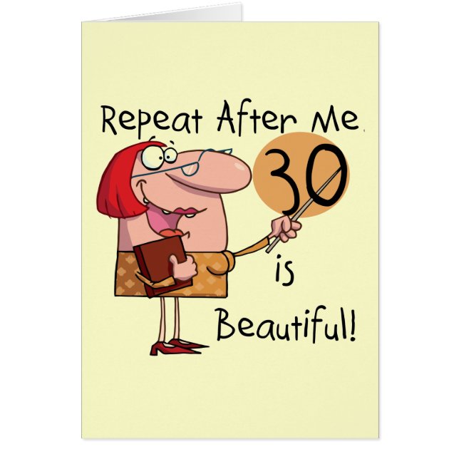 30 est de beaux T-shirts et cadeaux (Devant)