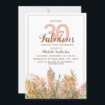 30 Fabulous Pampas Grass am Weißen Geburtstag Einladung<br><div class="desc">Wunderschönes Pampas-Gras im bohogischen Stil auf weißem 30 und eine fabelhafte Party Einladung zum 30. Geburtstag. Kontaktieren Sie uns für Hilfe bei der Anpassung oder um passende Produkte anzufordern.</div>