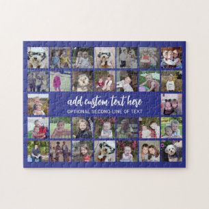 30-Foto-Collage-Raster - 2 Textfelder - blau weiß