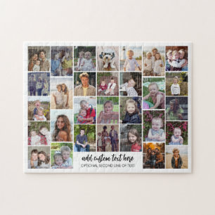 30-Foto-Collage-Raster - 2 Textfelder - schwarz we