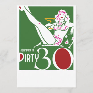 30. Geburtstag - 30. Einladung