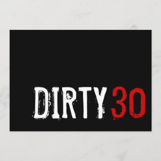 30. Geburtstag - 30. Einladung
