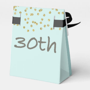 30. Geburtstag Confetti Geschenkschachtel