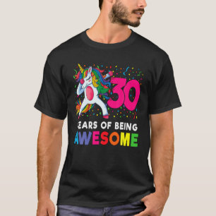 30. Geburtstag Dabbing Einhorn Party Geschenk 30 J T-Shirt