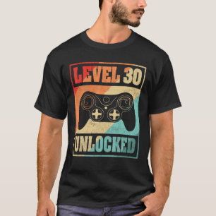 30. Geburtstag des Shirt-Videospielers der Stufe 3 T-Shirt