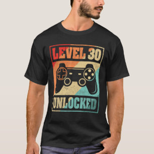 30. Geburtstag des Shirt-Videospielers der Stufe 3 T-Shirt