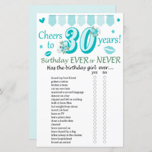 30. Geburtstag Ever oder Nie Game