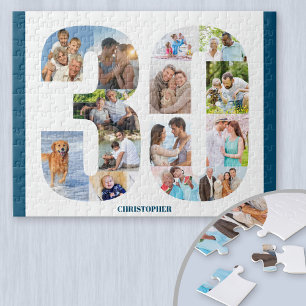 30. Geburtstag Fotocollage Nummer 30 Andenken